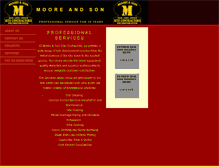 Tablet Screenshot of mooreandson.net